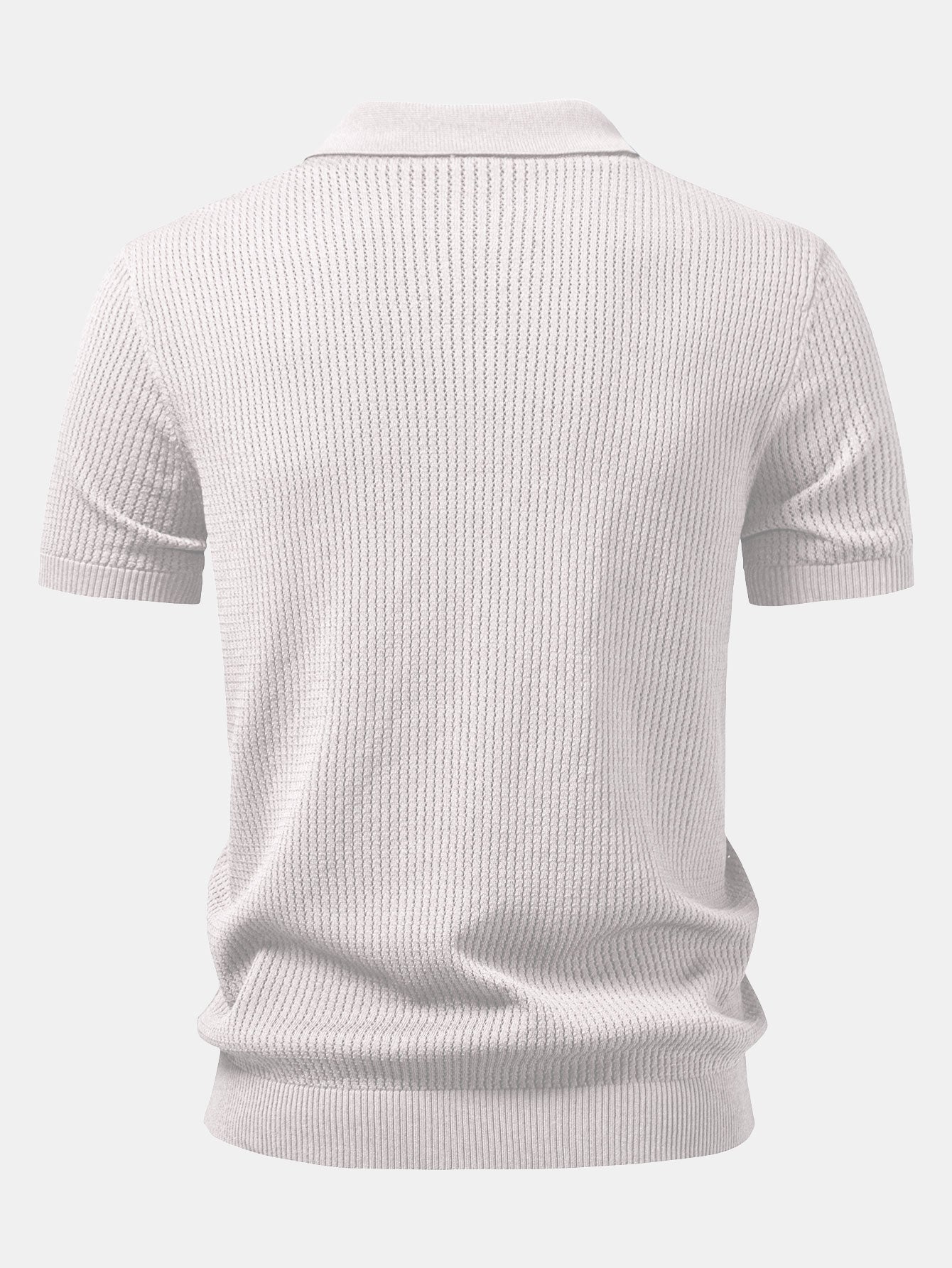 Structured Knitted Polo Shirt