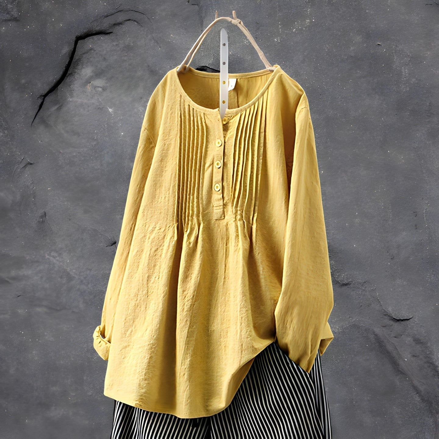 ARIADNE™ - TUMMY COVERING TUNIC BLOUSE