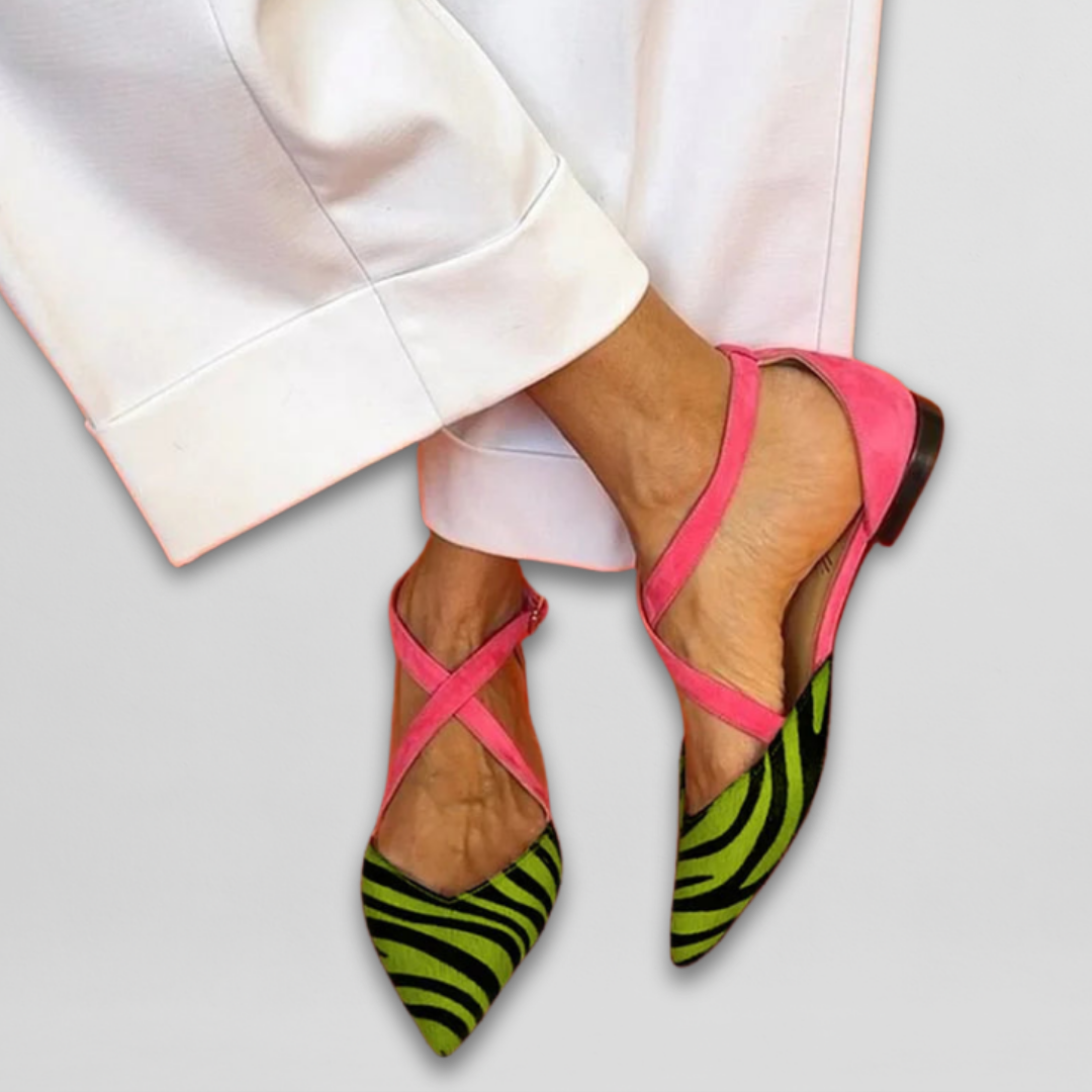 Fenna™ - ELEGANT BALLET FLATS WITH STRAPS
