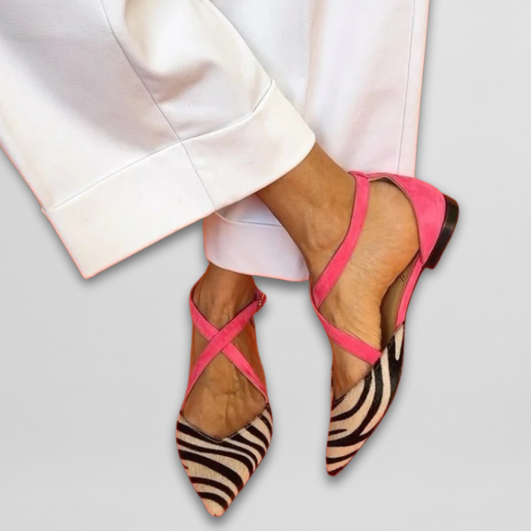 Fenna™ - ELEGANT BALLET FLATS WITH STRAPS