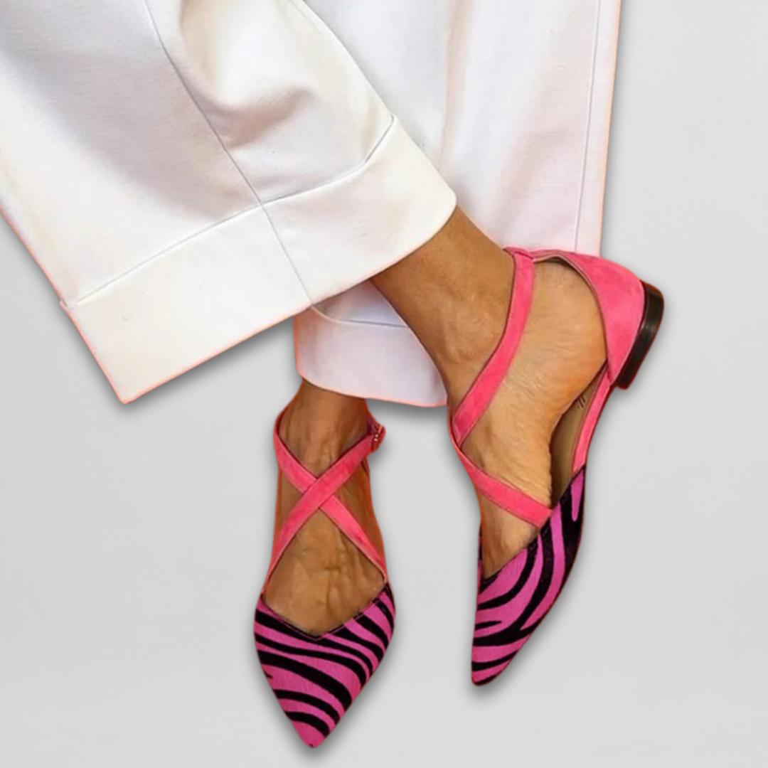 Fenna™ - ELEGANT BALLET FLATS WITH STRAPS