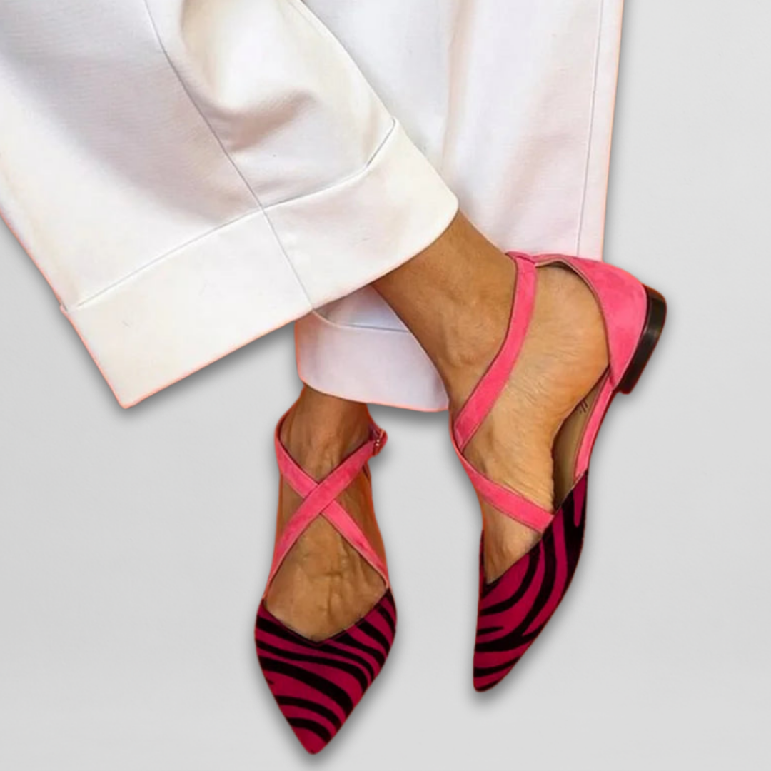 Fenna™ - ELEGANT BALLET FLATS WITH STRAPS