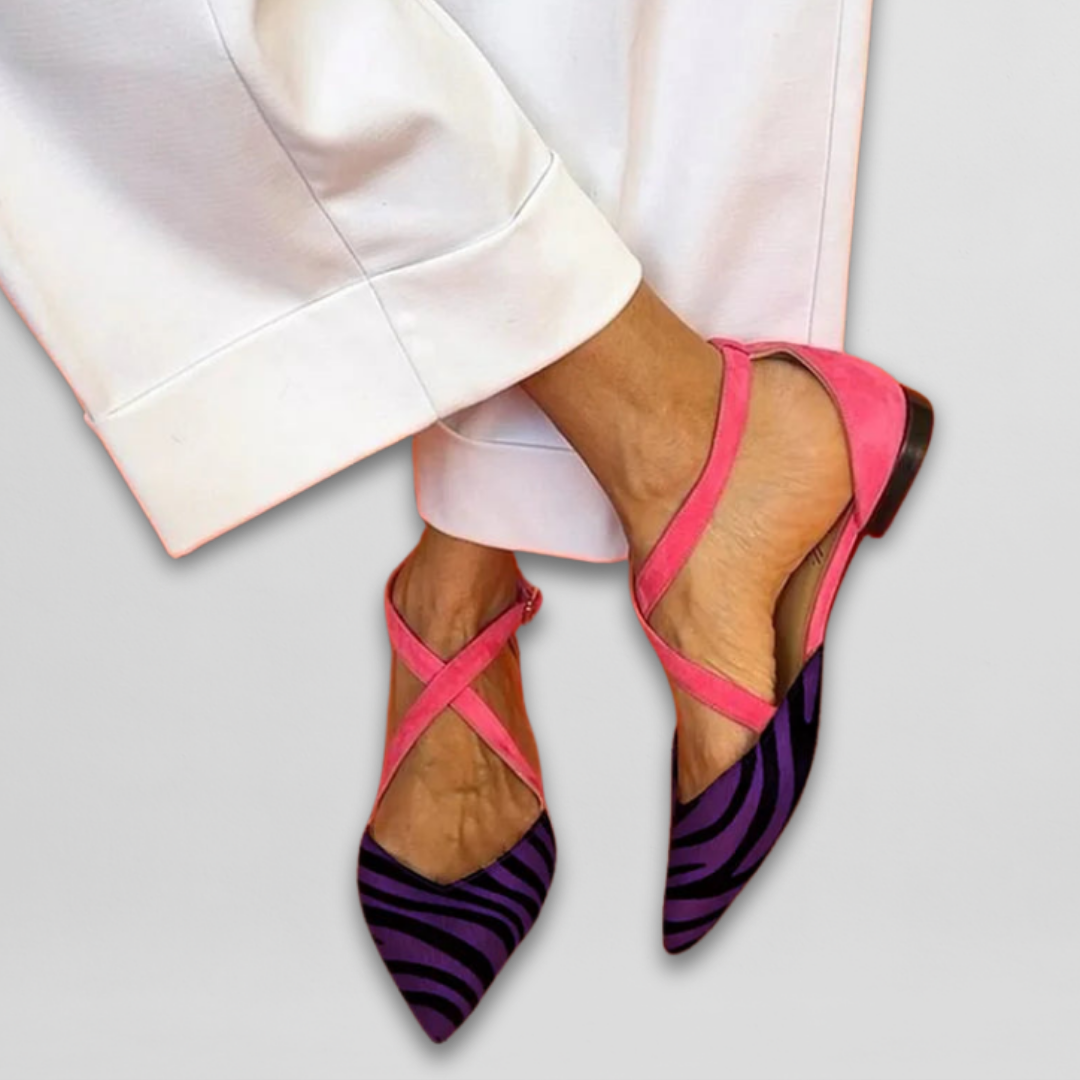 Fenna™ - ELEGANT BALLET FLATS WITH STRAPS