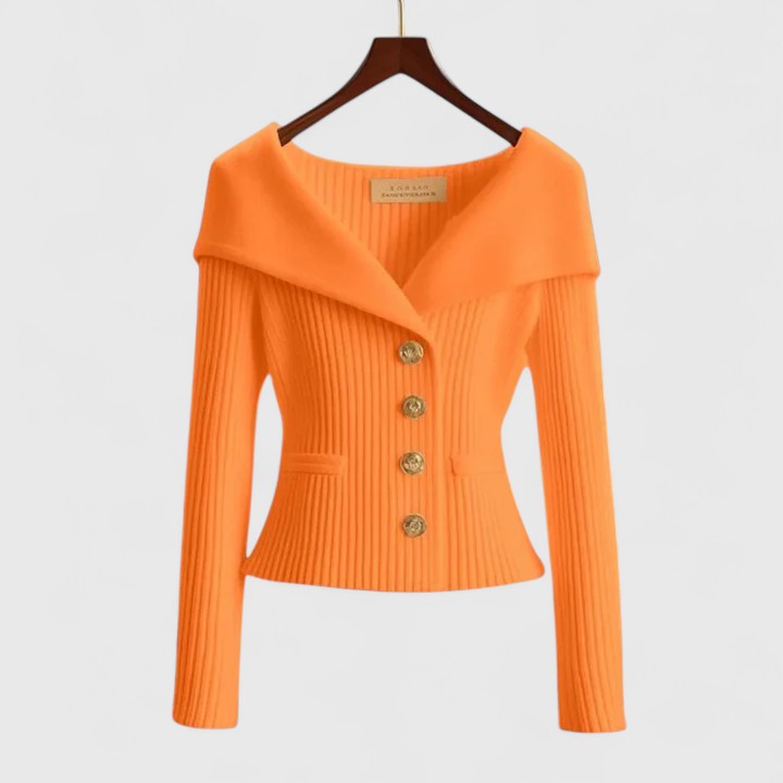 Chris™ - ELEGANT CARDIGAN WITH SOPHISTICATED SILHOUETTE