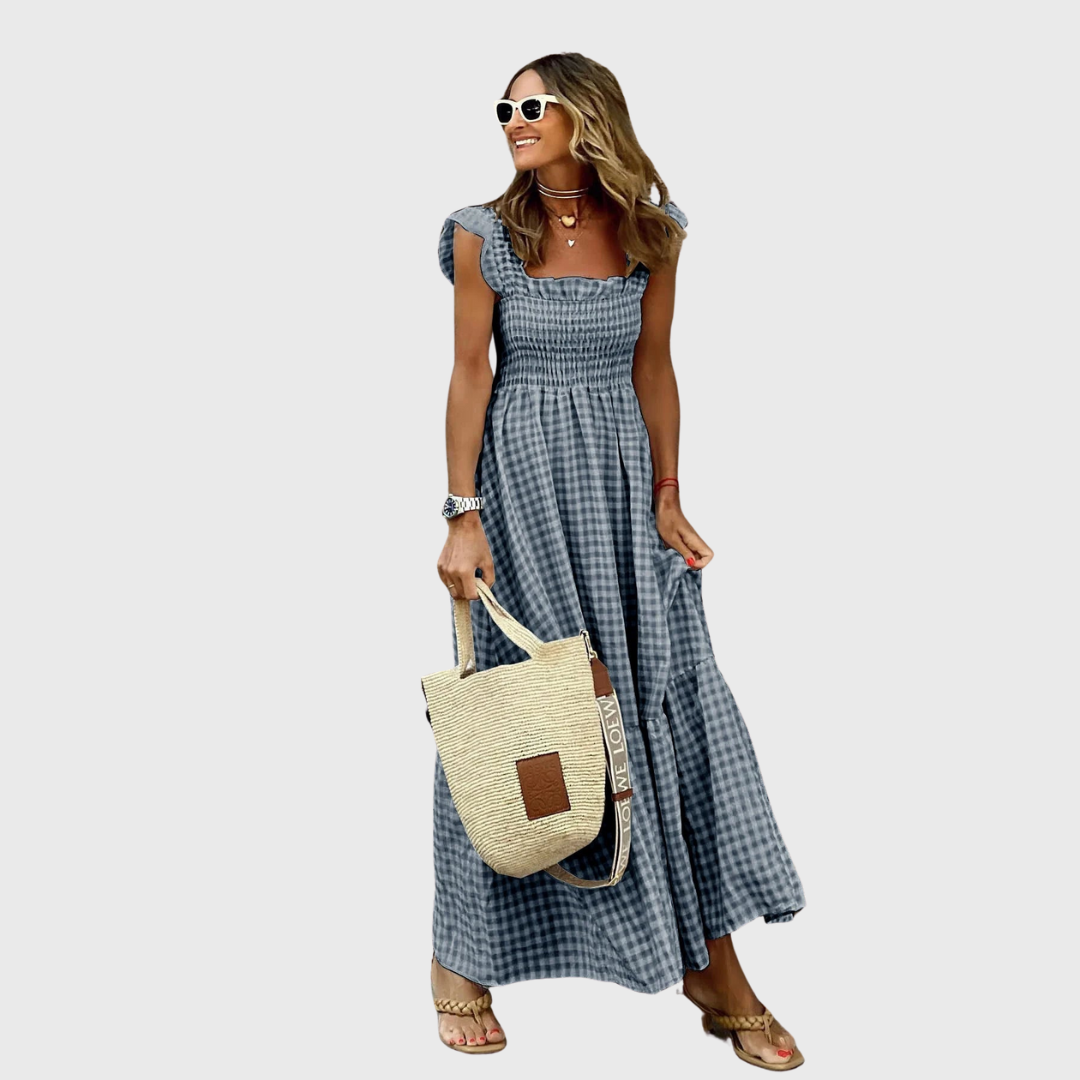 Stella | Checked Dress
