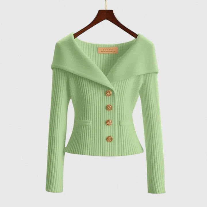 Chris™ - ELEGANT CARDIGAN WITH SOPHISTICATED SILHOUETTE