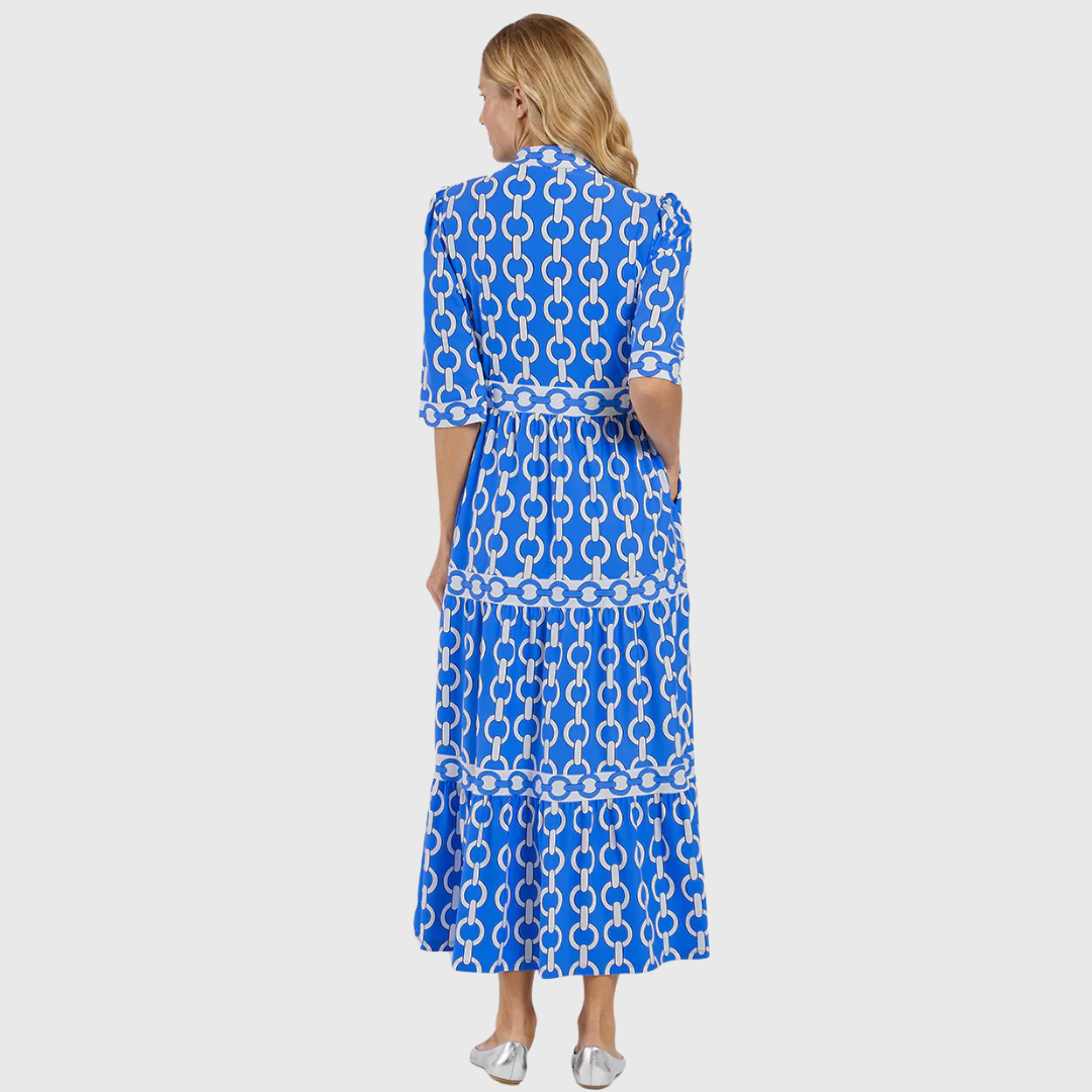 Carlotta | Mediterranean patterned dress