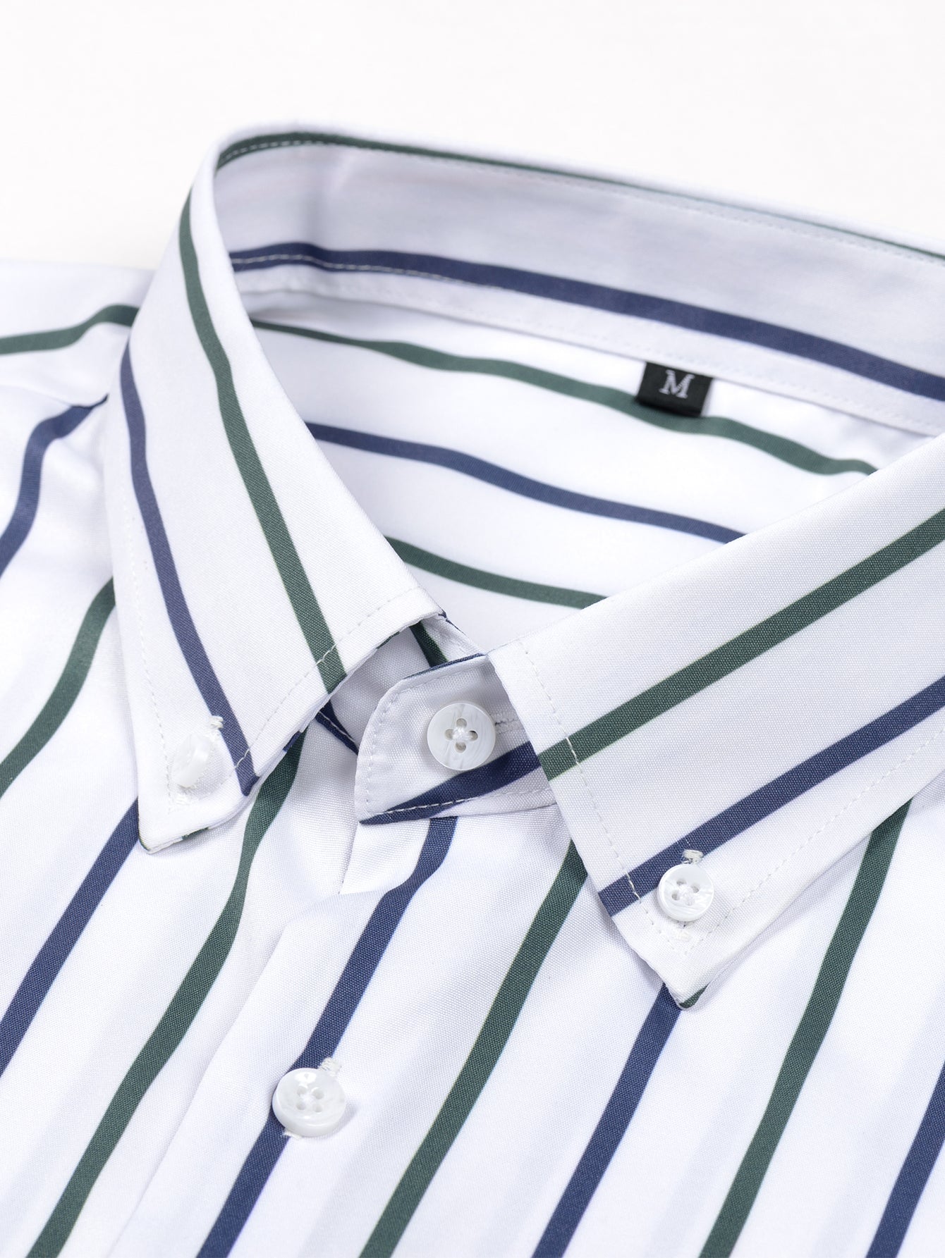 Long Sleeve Striped Button-Up Shirt