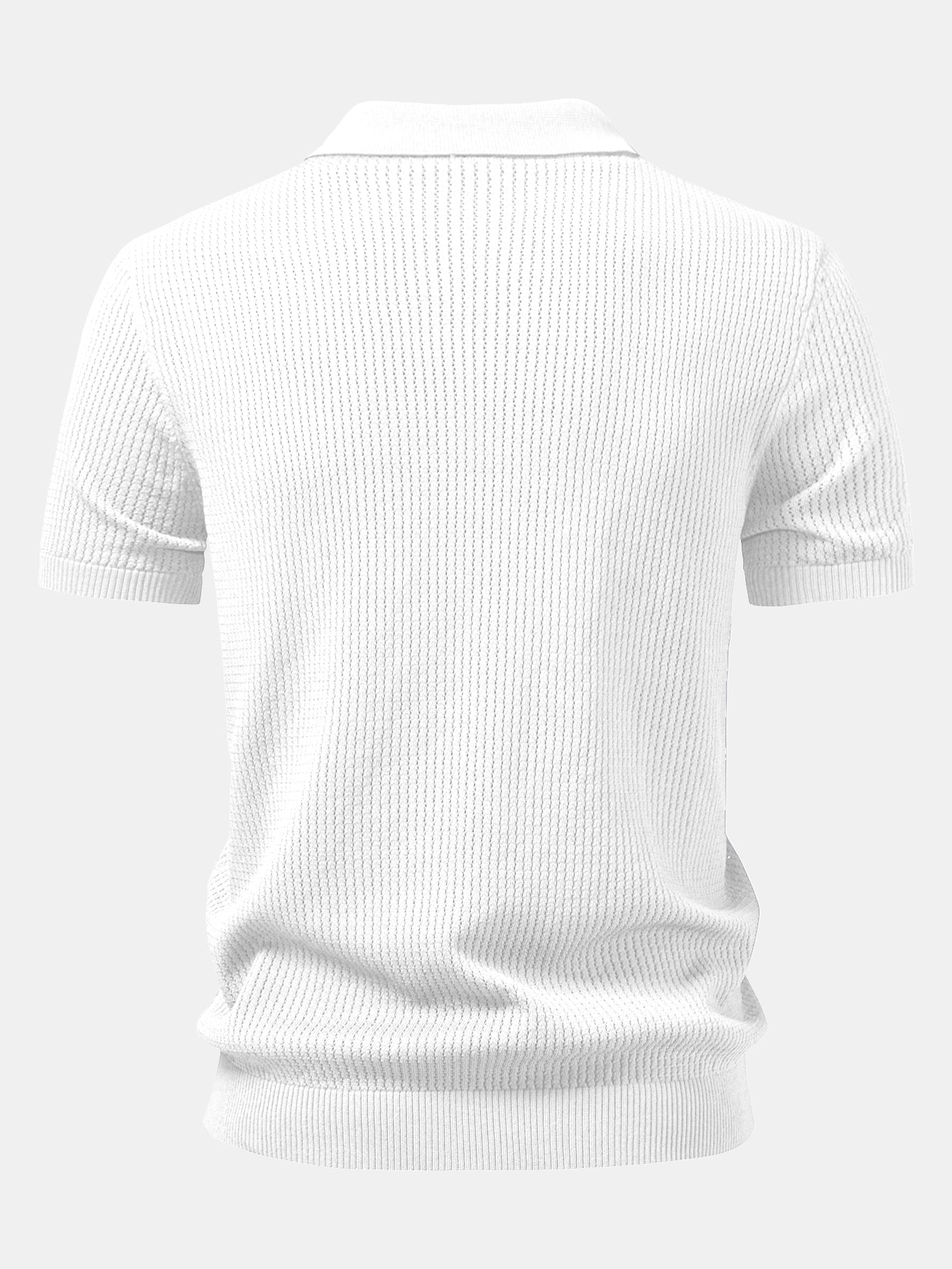 Structured Knitted Polo Shirt