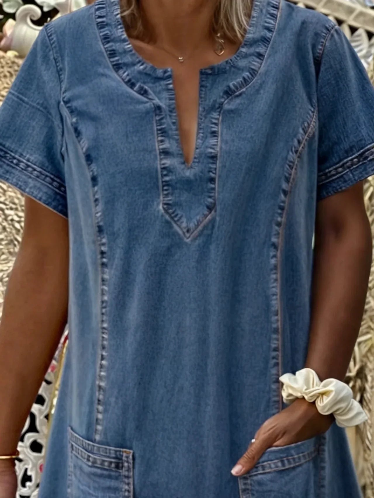 SOFIA™ - SOFT SPRING DENIM DRESS