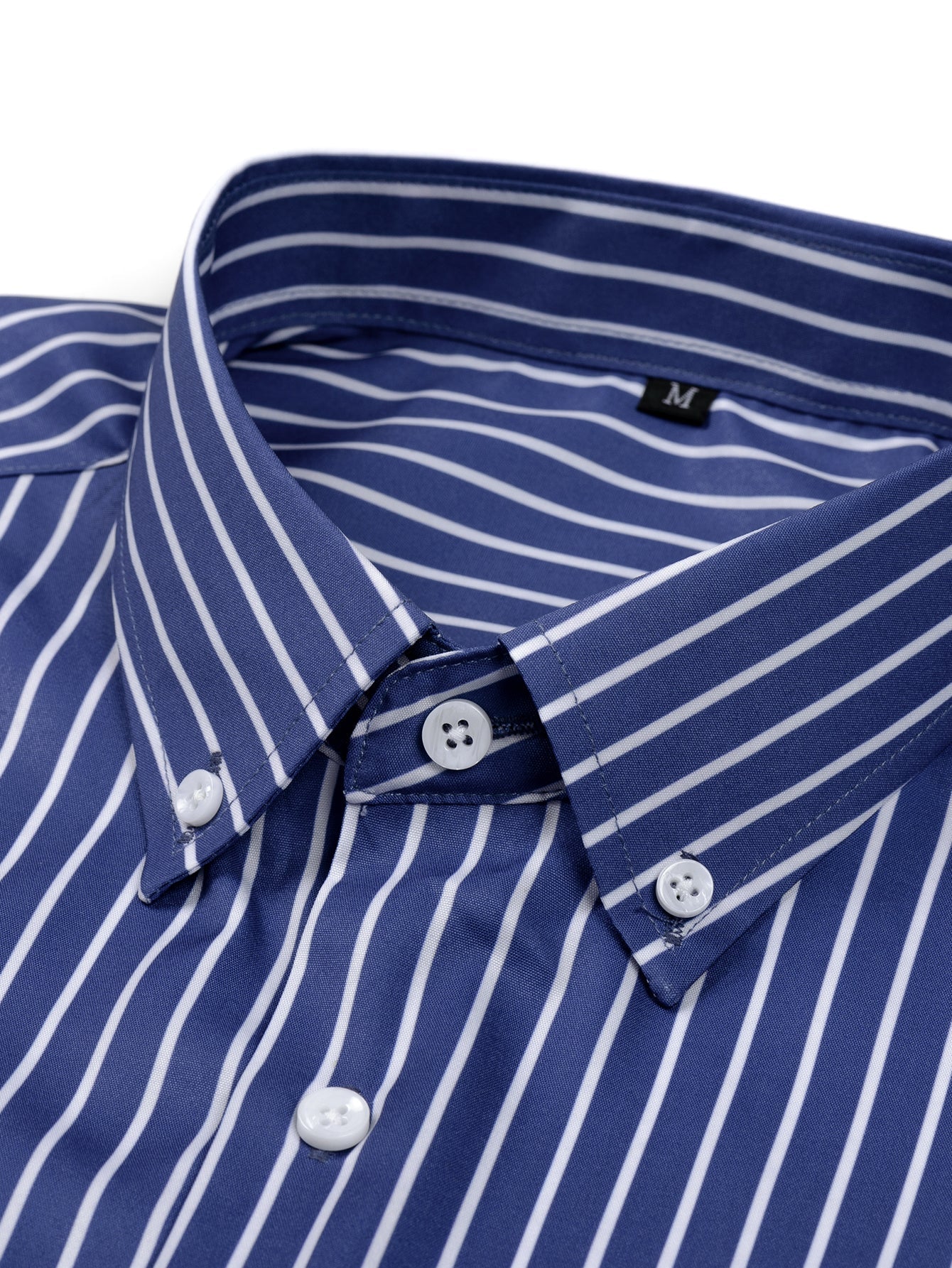 Long Sleeve Striped Button-Up Shirt