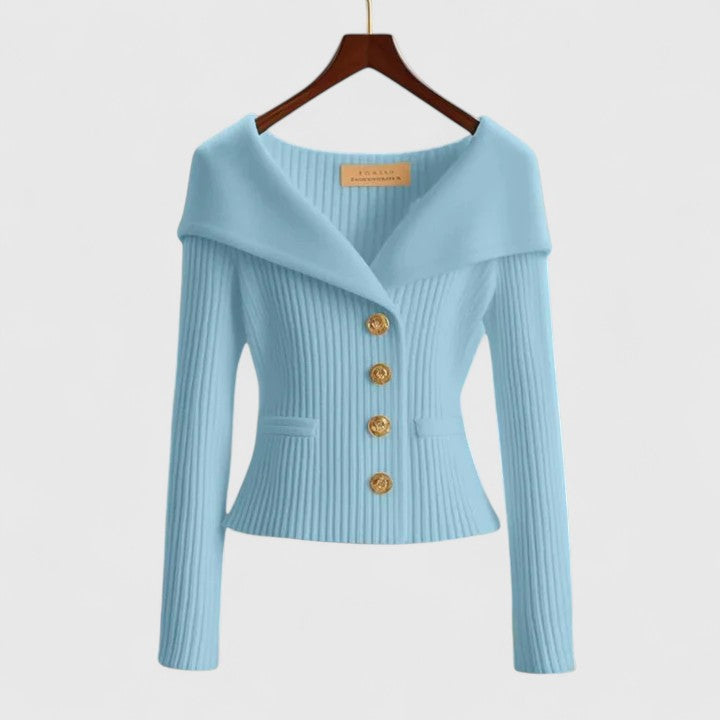 Chris™ - ELEGANT CARDIGAN WITH SOPHISTICATED SILHOUETTE