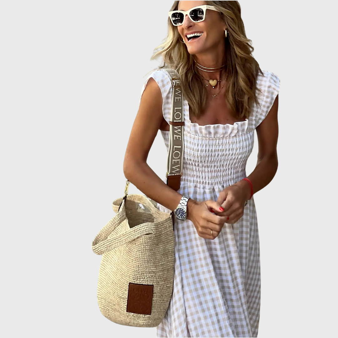 Stella | Checked Dress