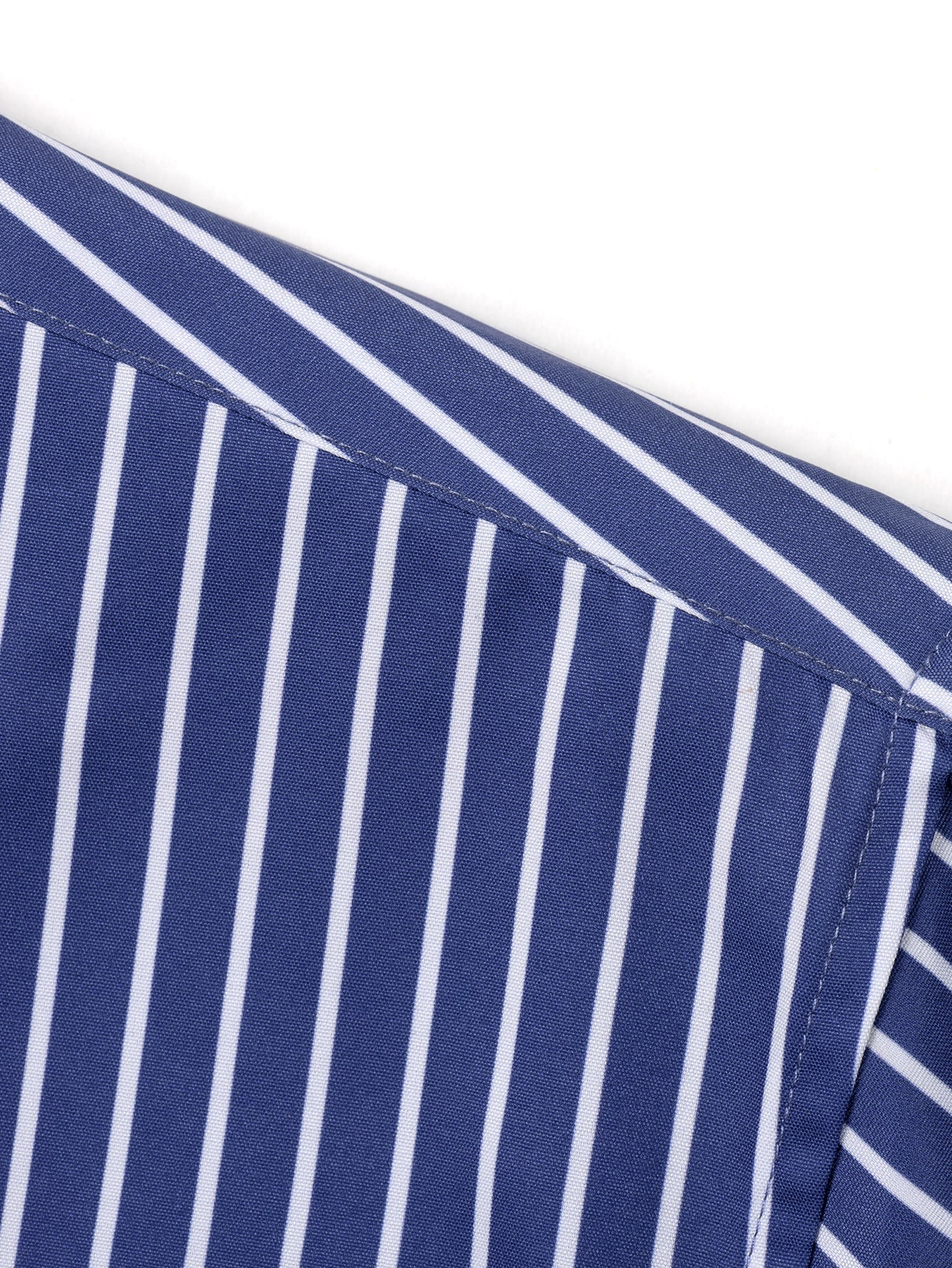 Long Sleeve Striped Button-Up Shirt