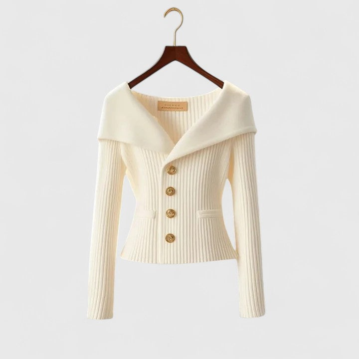 Chris™ - ELEGANT CARDIGAN WITH SOPHISTICATED SILHOUETTE