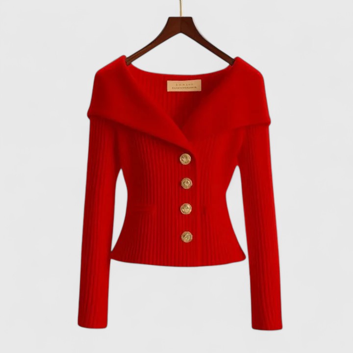 Chris™ - ELEGANT CARDIGAN WITH SOPHISTICATED SILHOUETTE