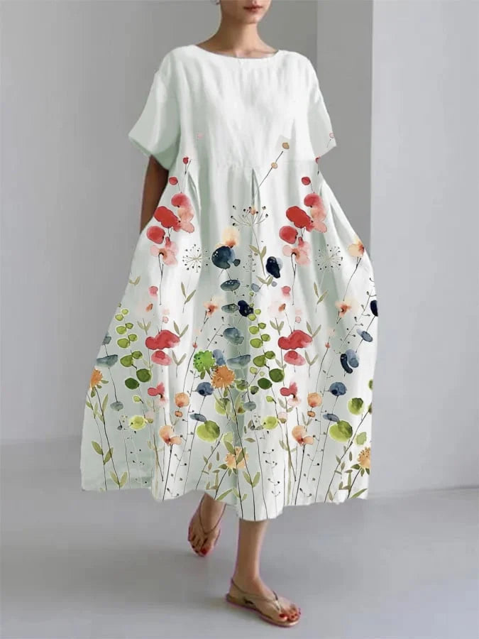 Maëlys™ - FLUID DRESS WITH SUMMER ELEGANCE