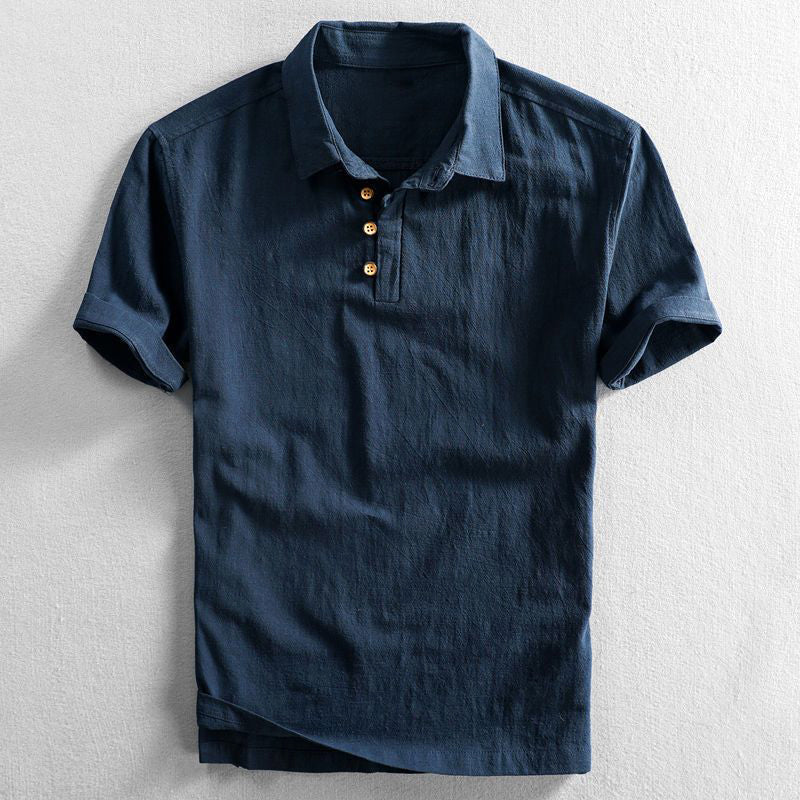 MASSIMO™ – LIGHTWEIGHT LINEN POLO
