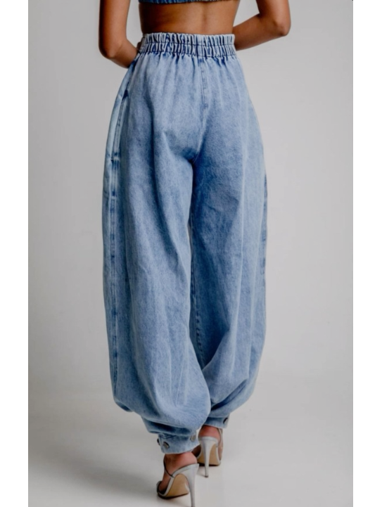 Una™ - HIGH WAISTED BALLOON JEANS WITH A STYLISH SILHOUETTE