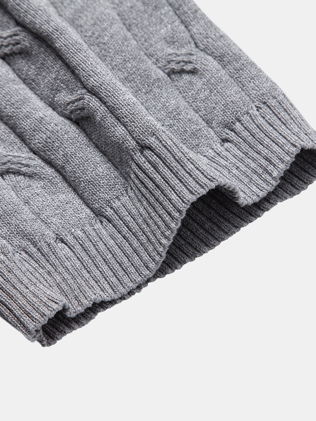 Twist Knit Henley Shirt