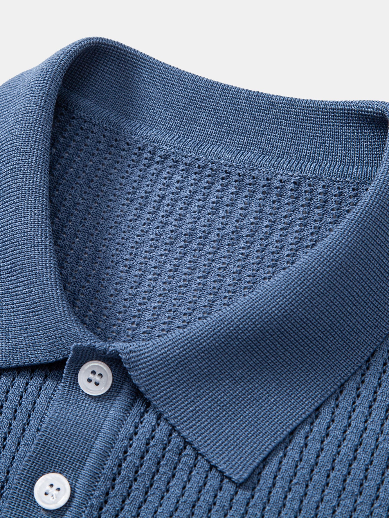 Structured Knitted Polo Shirt