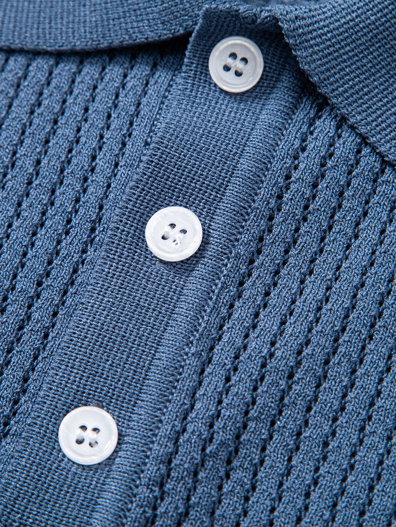 Structured Knitted Polo Shirt