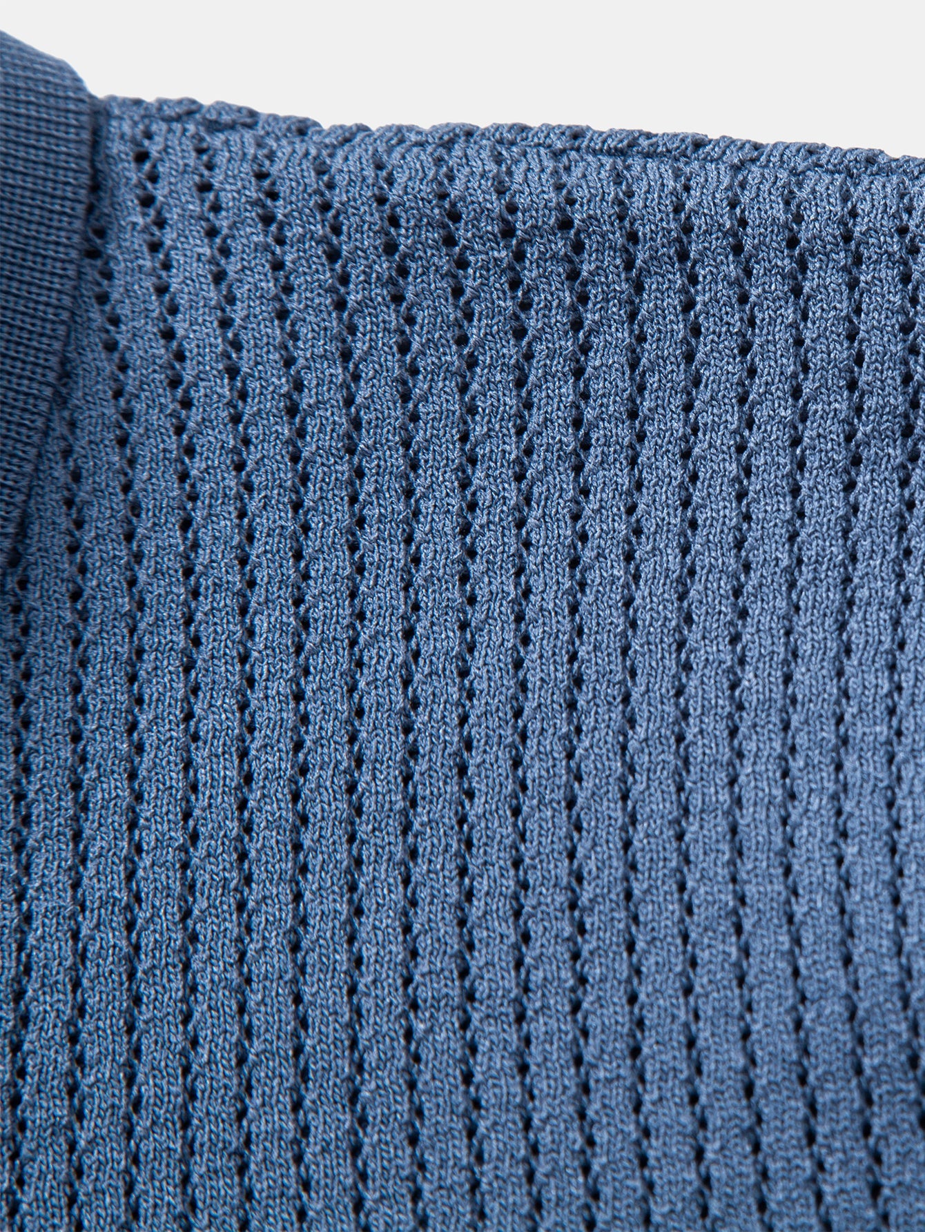Structured Knitted Polo Shirt