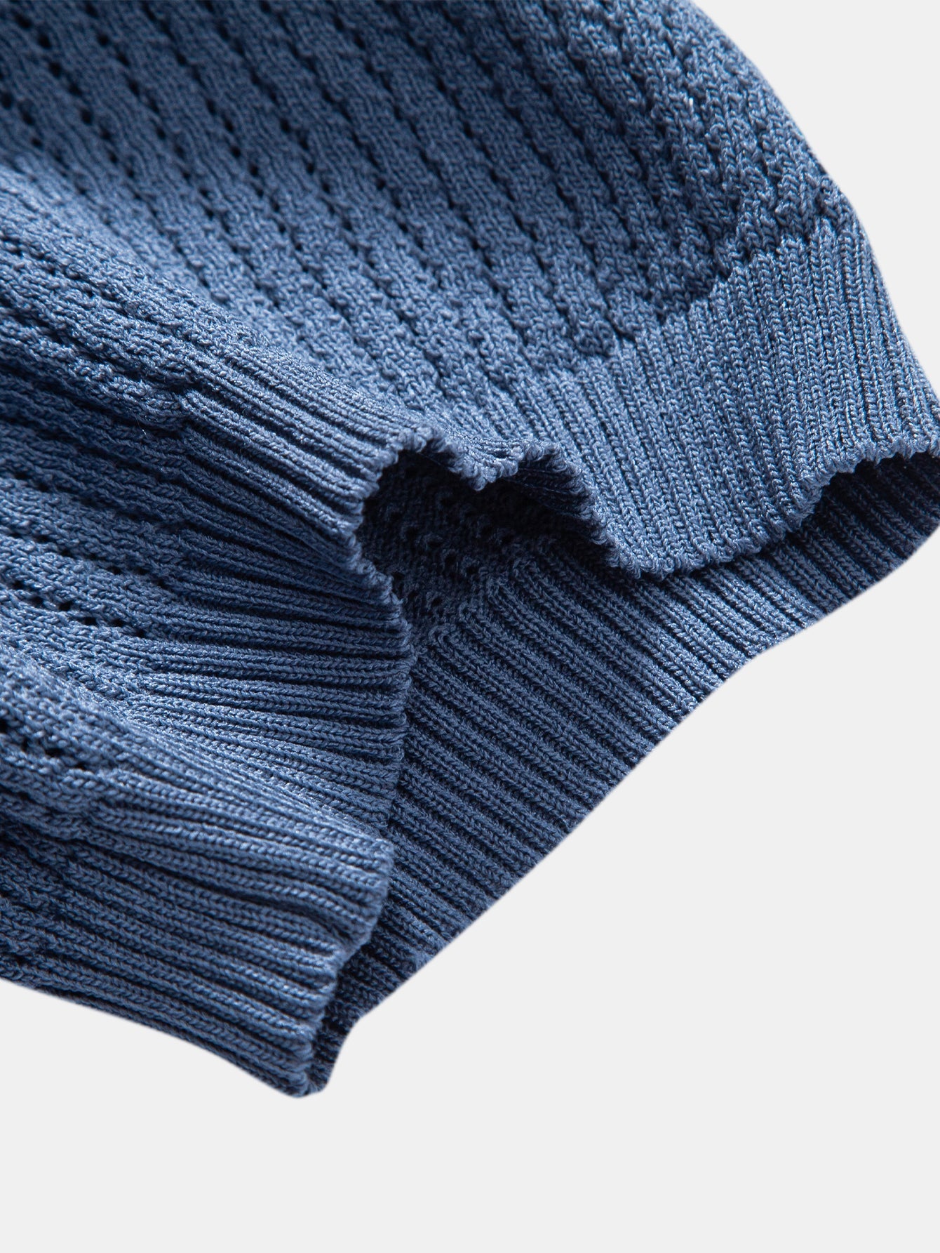 Structured Knitted Polo Shirt