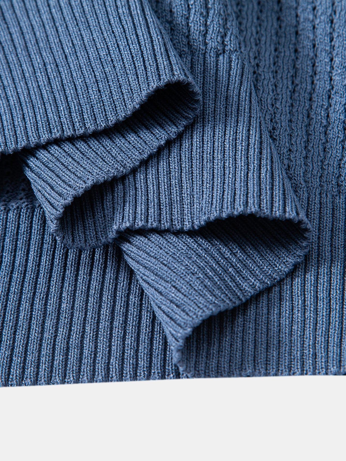 Structured Knitted Polo Shirt