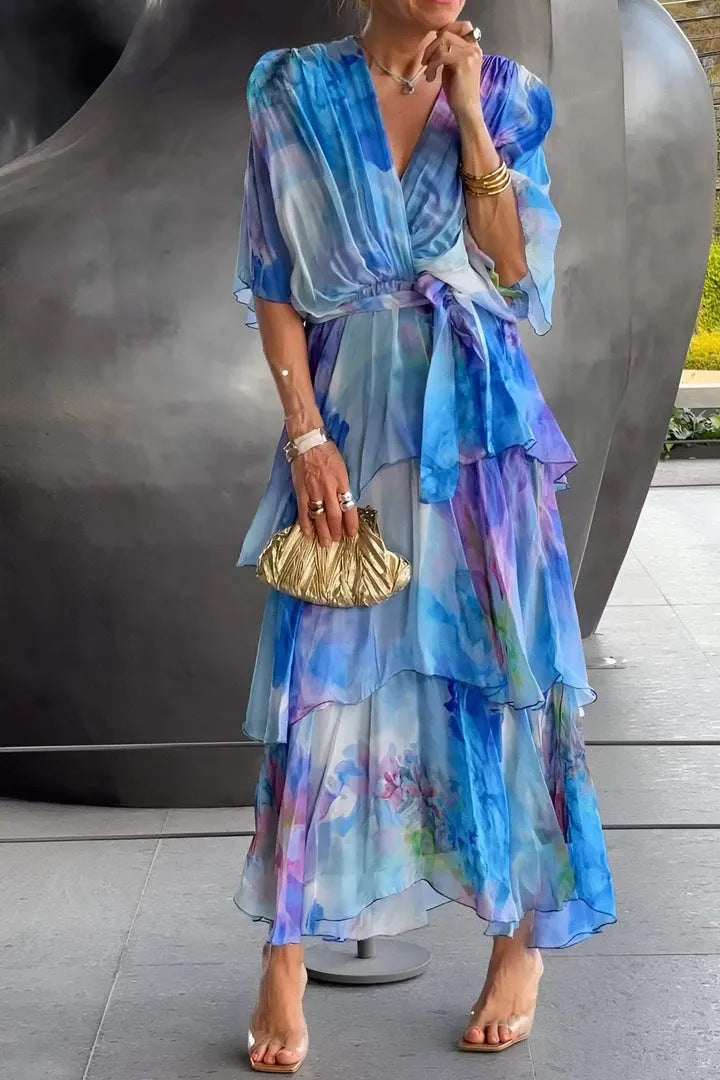 Soleil™ - FLORAL LAYERED DRESS