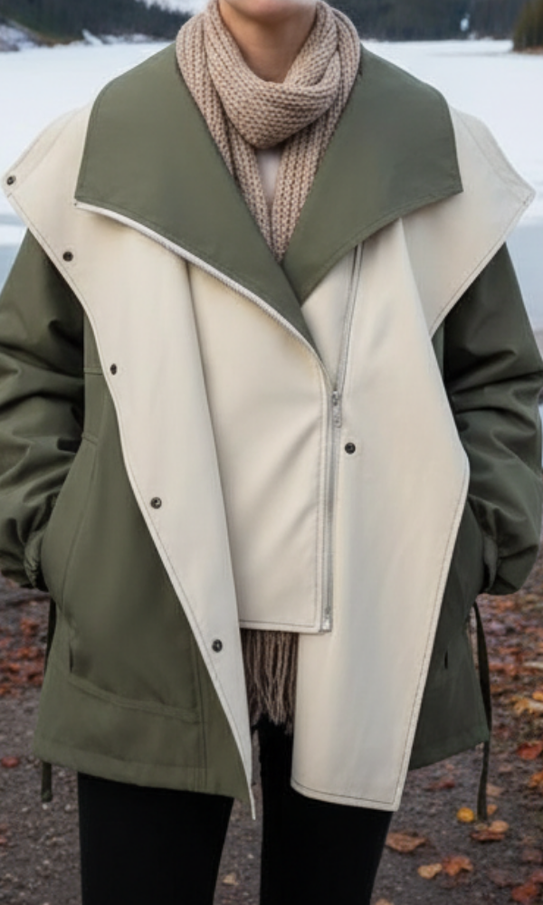 Alva – Elegant jacket with weather and wind protection