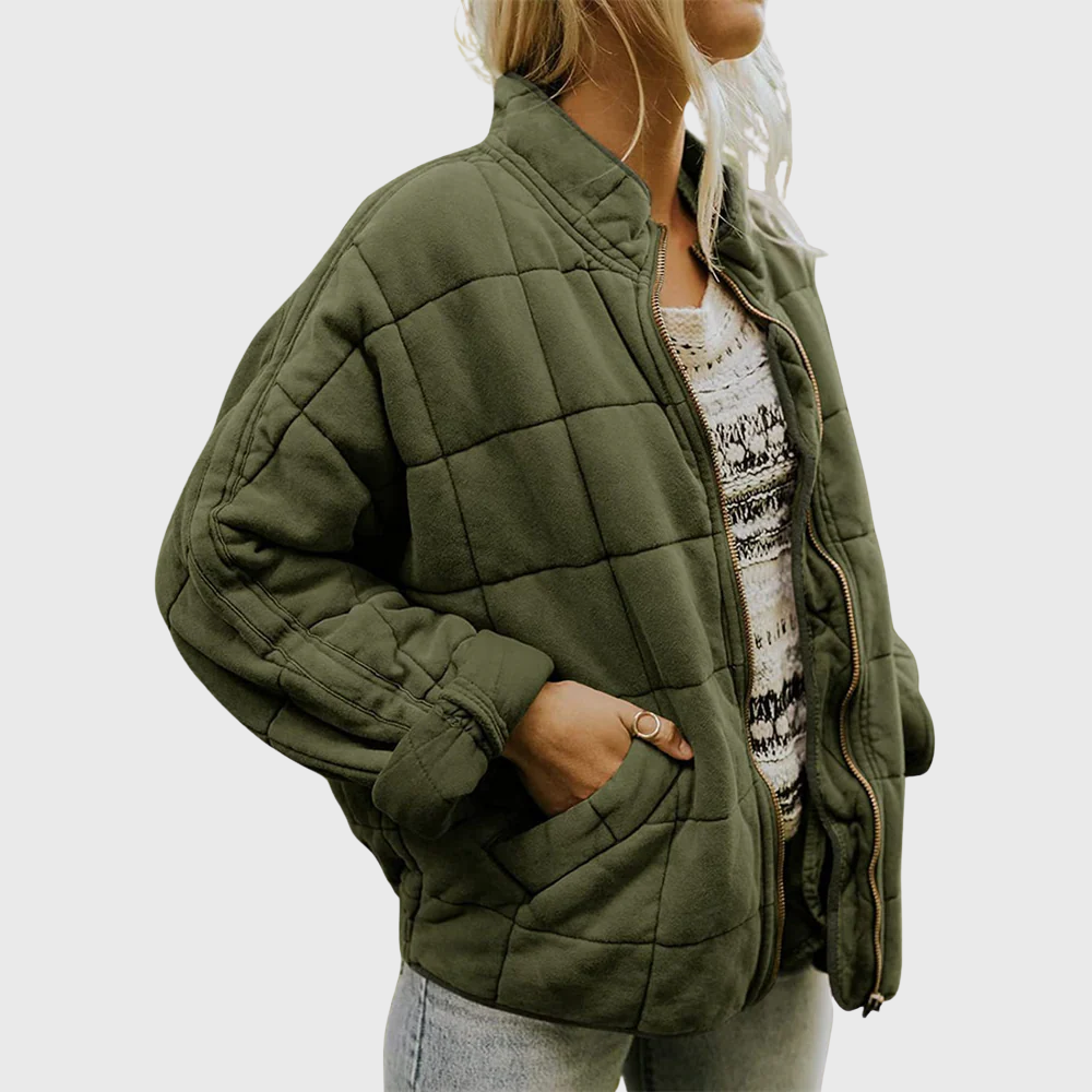 Hazel™ - ELEGANT OVERSIZED JACKET WITH QUILTED DESIGN