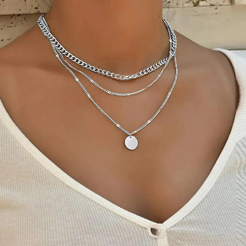 Meadow™ - ELEGANT NECKLACE WITH GOLD AND SILVER PLATING