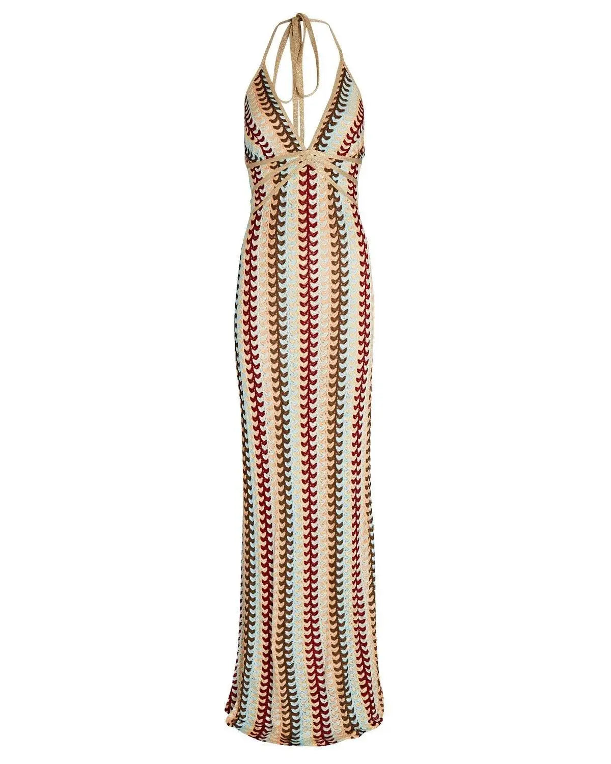 AURIA™ - ELEGANT HALTER LONG DRESS