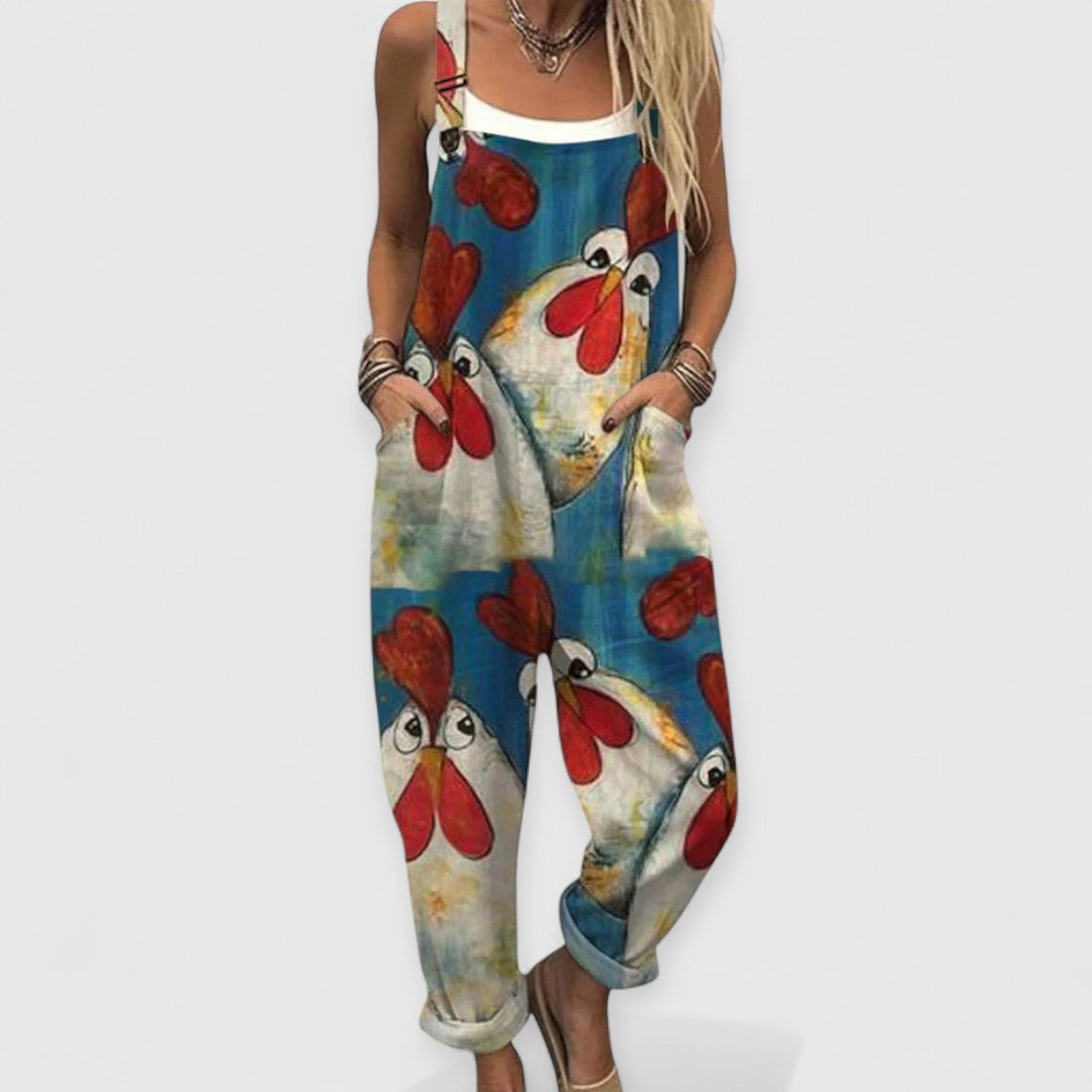 Nora™ - VINTAGE WIDE-LEG JUMPSUIT WITH FLATTERING SILHOUETTE
