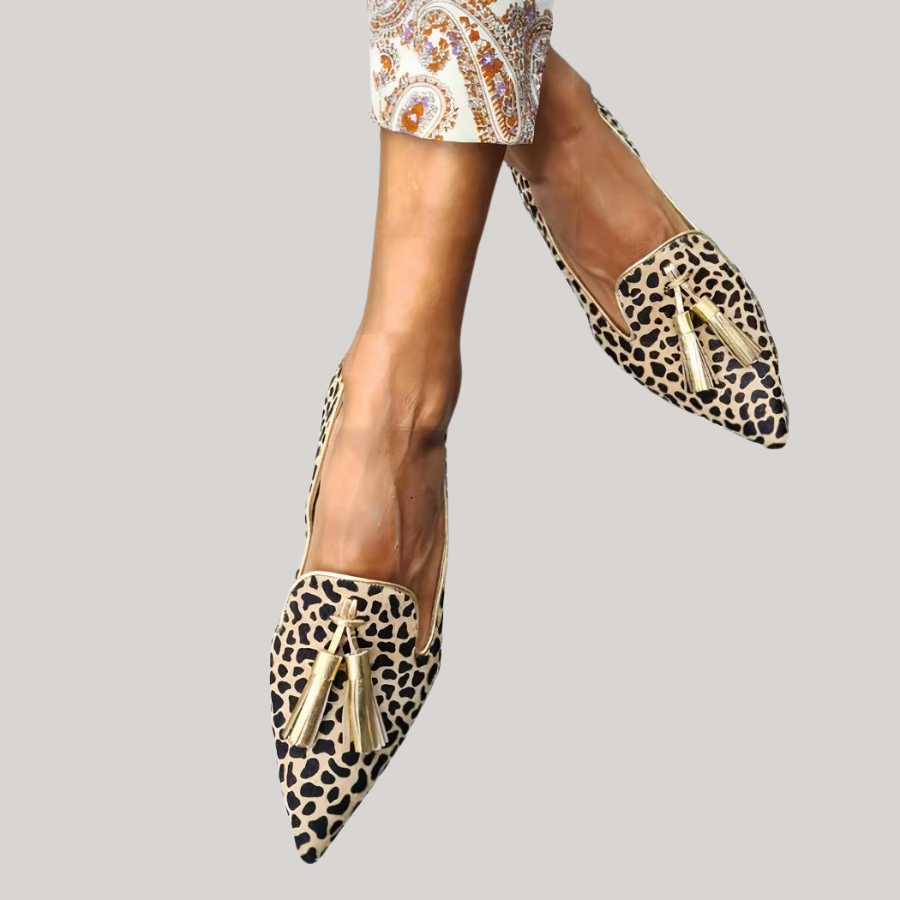 Trista™ - STYLISH LOAFER WITH LEOPARD PRINT DESIGN