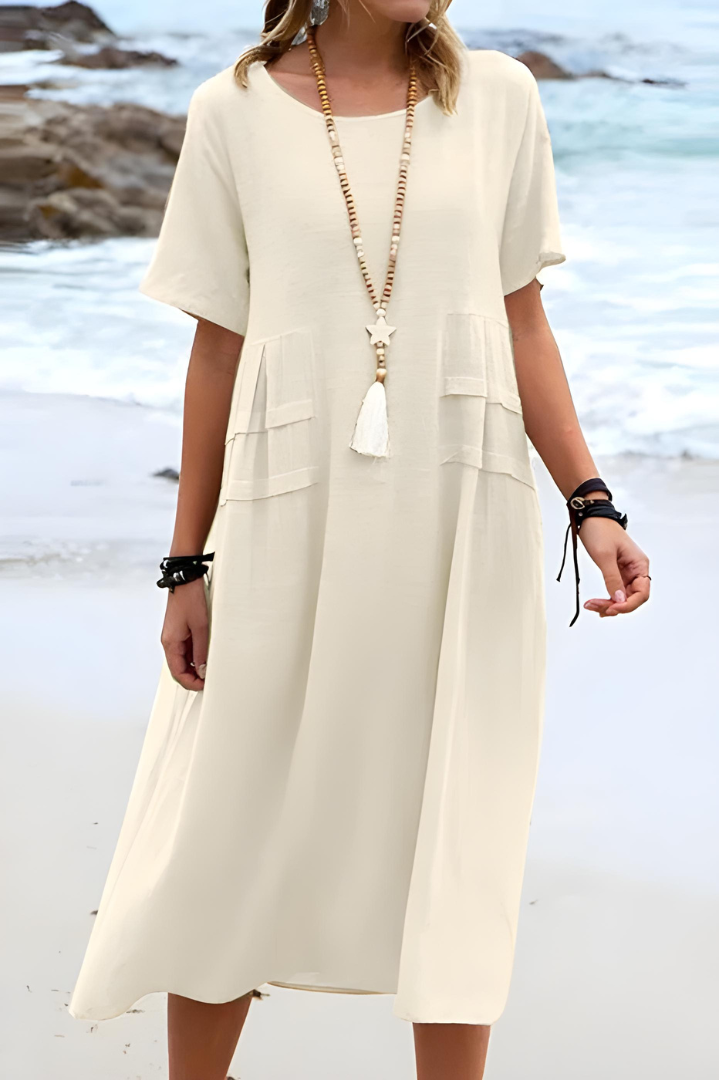 Tessa™ - TUMMY-SMOOTHING MIDI DRESS WITH FLATTERING SILHOUETTE