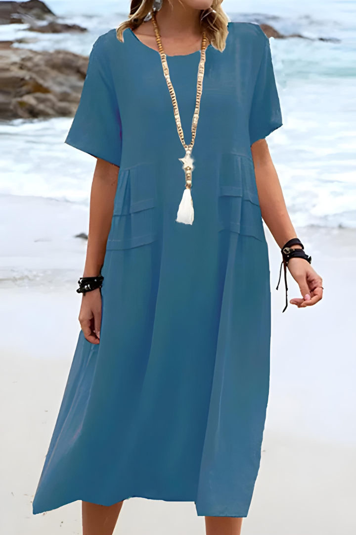 Tessa™ - TUMMY-SMOOTHING MIDI DRESS WITH FLATTERING SILHOUETTE