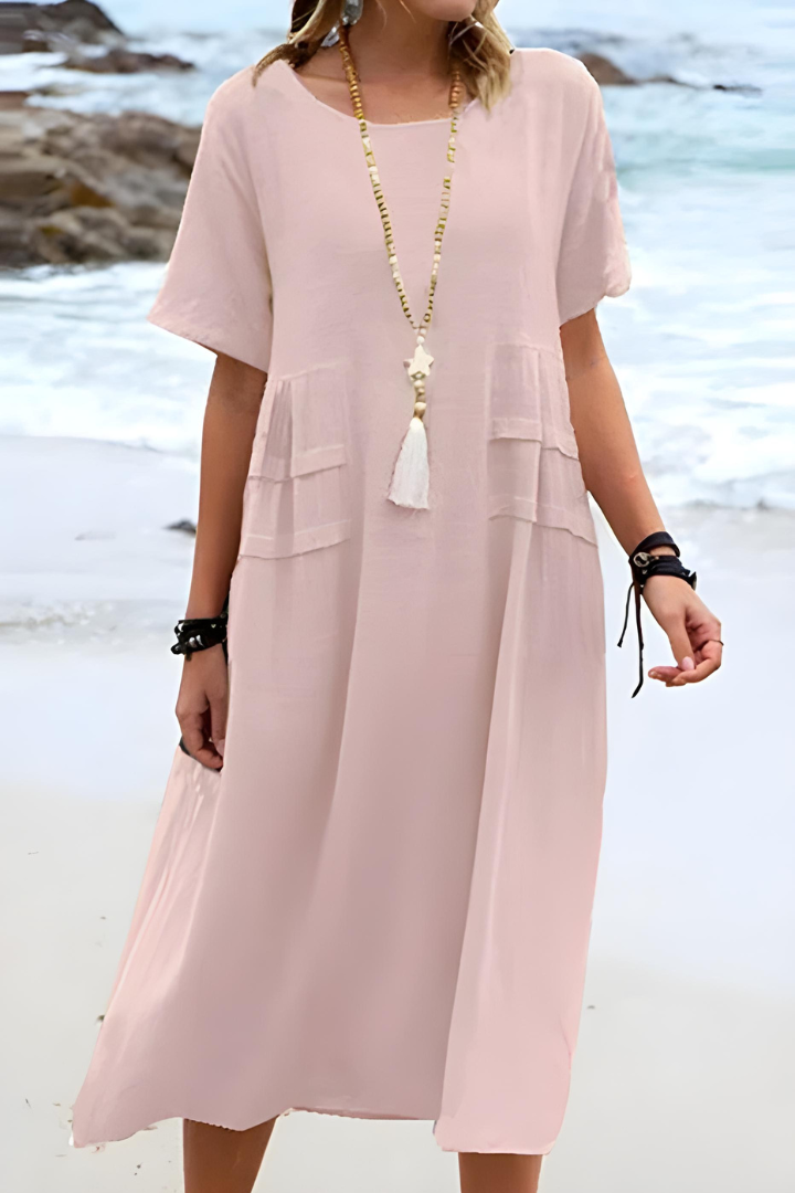 Tessa™ - TUMMY-SMOOTHING MIDI DRESS WITH FLATTERING SILHOUETTE