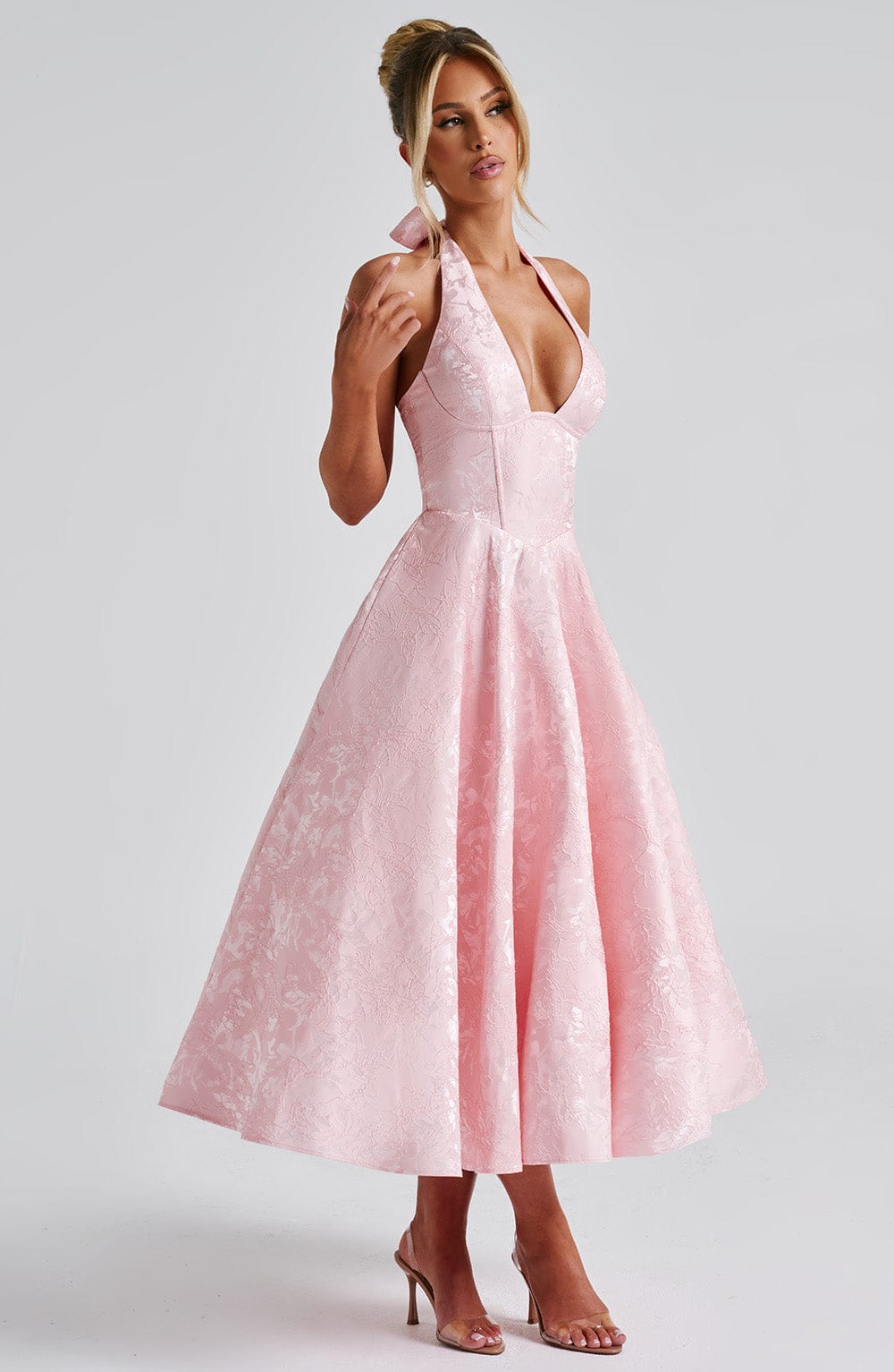 Ara™ - MIDI DRESS WITH HALTER NECKLINE