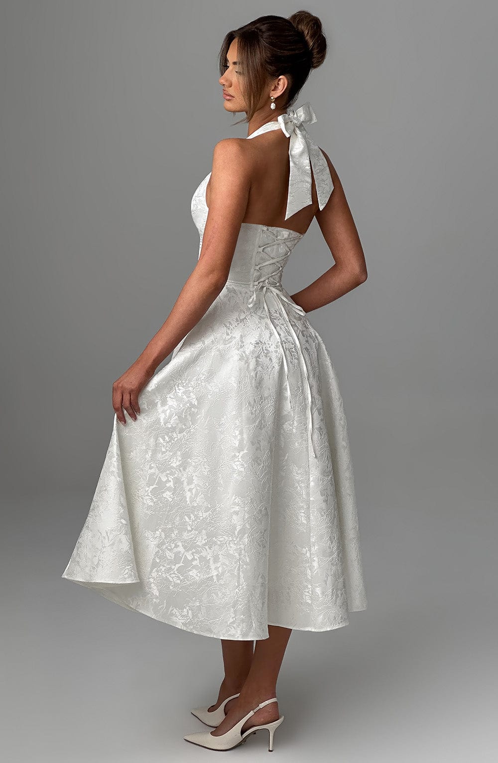 Ara™ - MIDI DRESS WITH HALTER NECKLINE