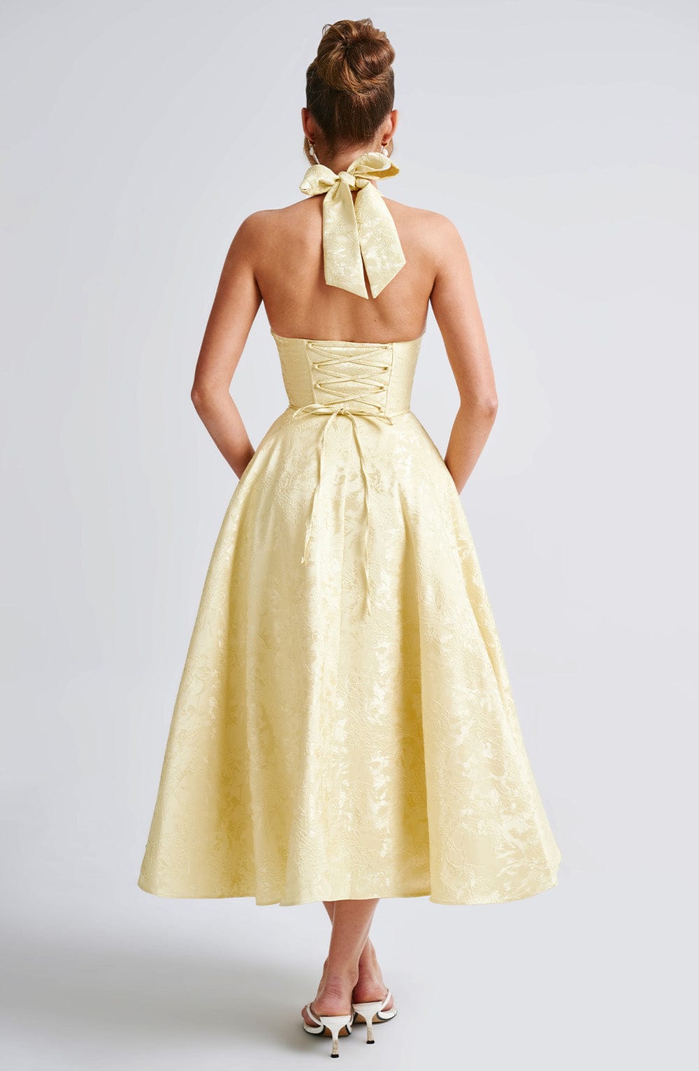 Ara™ - MIDI DRESS WITH HALTER NECKLINE