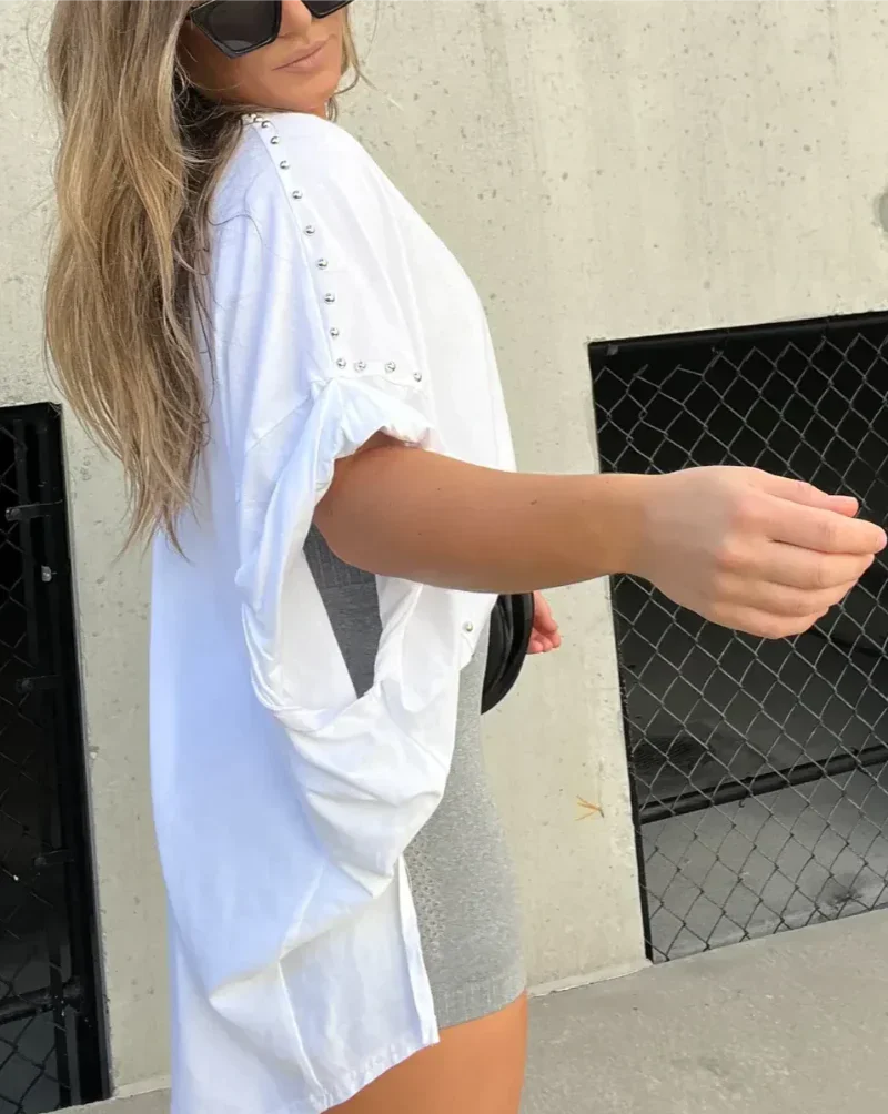 BELLA™ - STUDDED OVERSIZED TEE