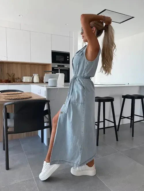 Ivy™ - MAXI DENIM DRESS