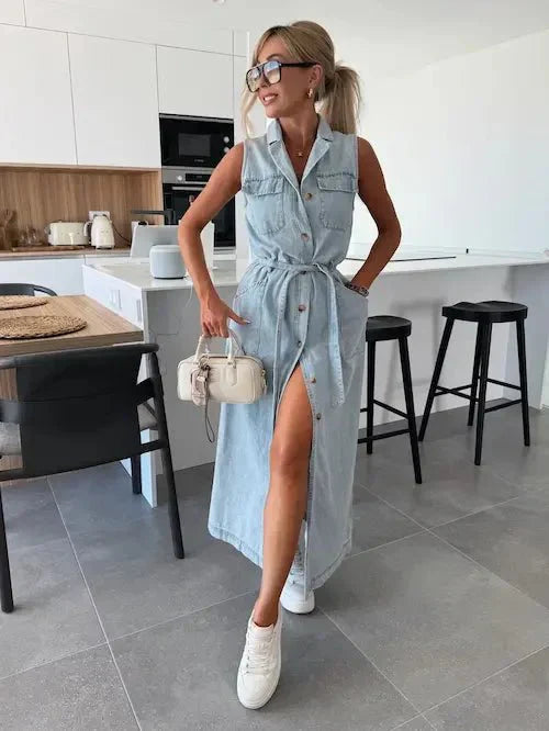 Ivy™ - MAXI DENIM DRESS