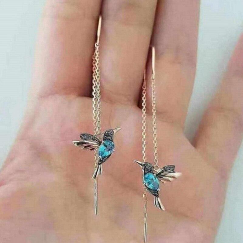 Elsie™ - ELEGANT HUMMINGBIRD SHAPED EARRINGS WITH SPARKLING ZIRCONIA