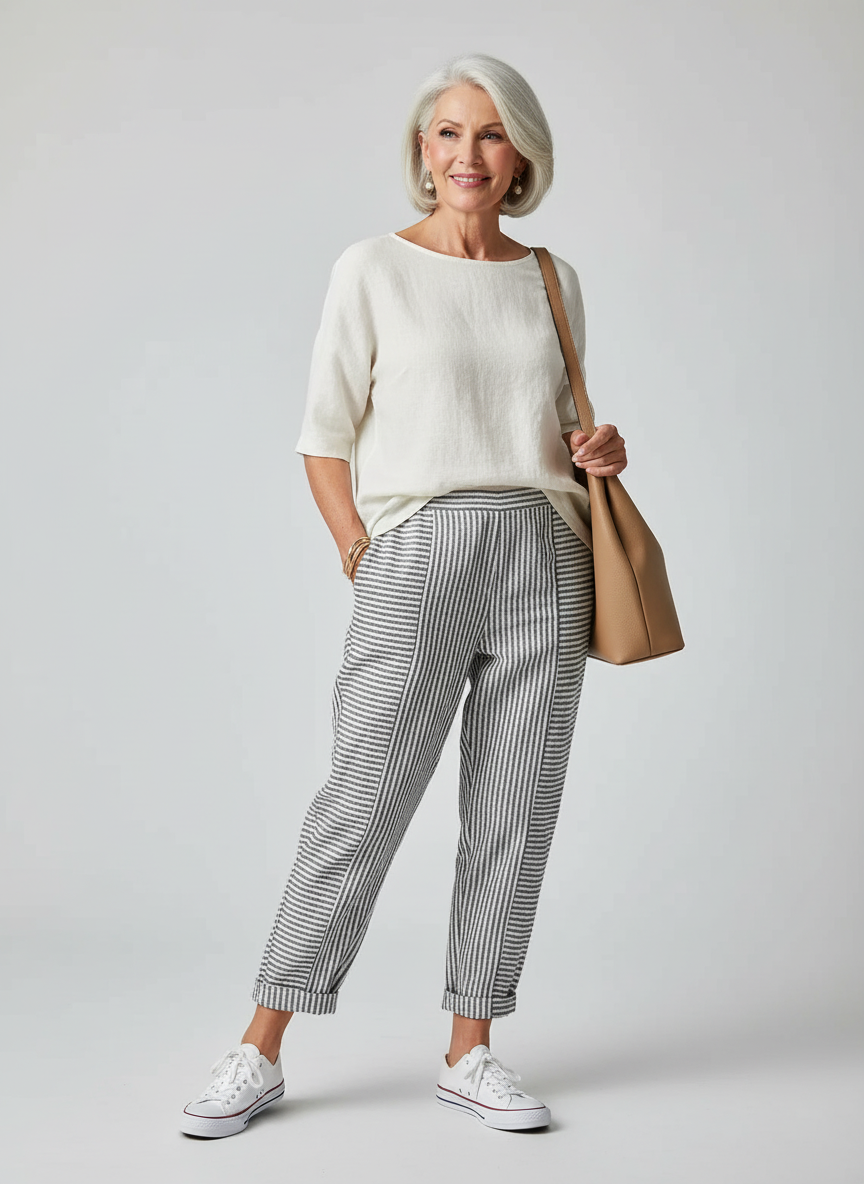 Nyra | Striped trousers