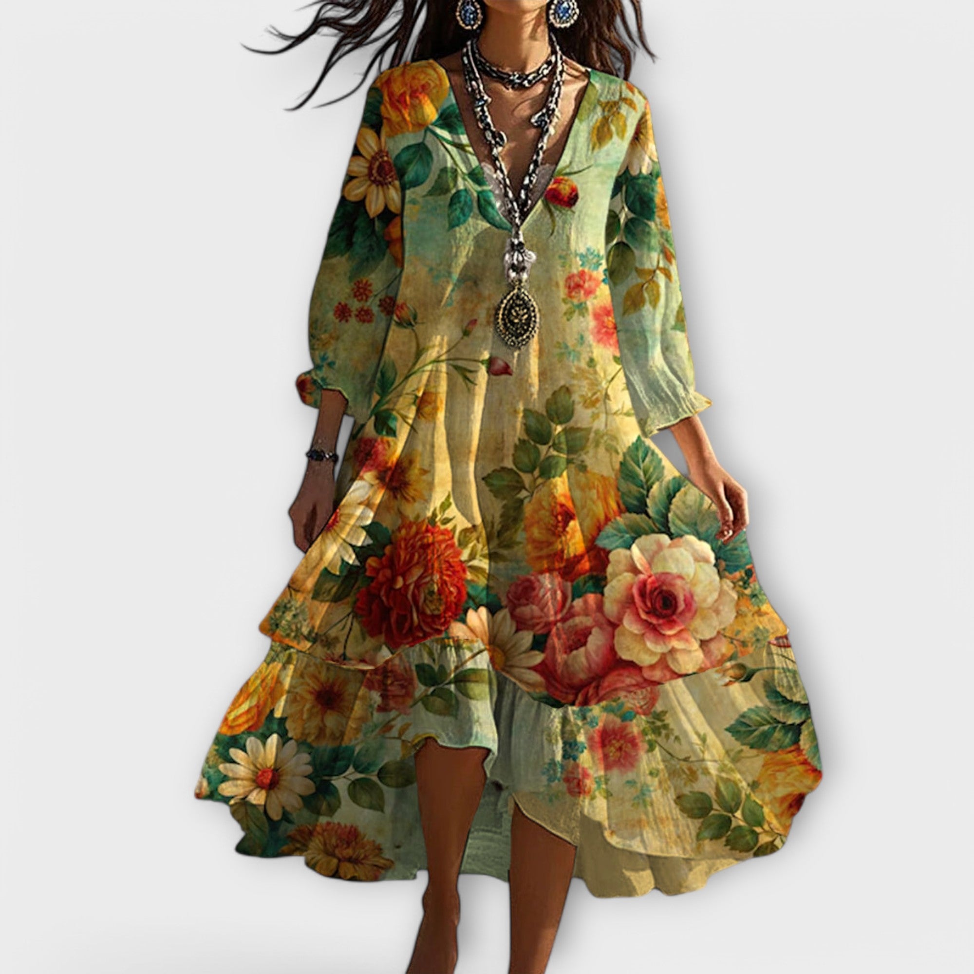 Marina™ - VINTAGE FLORAL DRESS